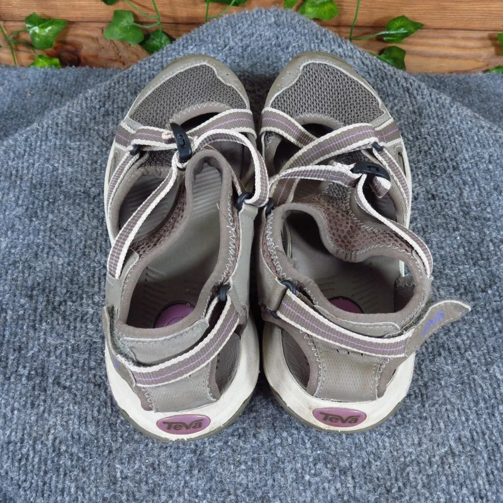 Teva Ewaso Women Sport Sandal Size 7 Outdoor Hiking Water Shoe Gray Purple